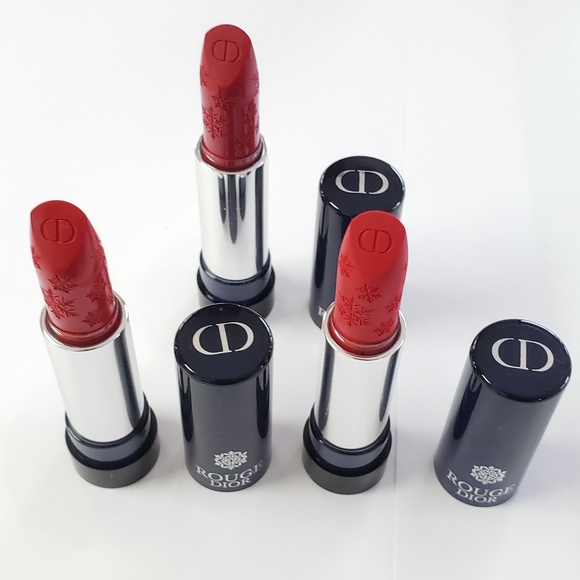 x5 NWT Rouge Dior Lipstick Limited Edition Refills 999 Signature Iconic Lipstick - Picture 2 of 16